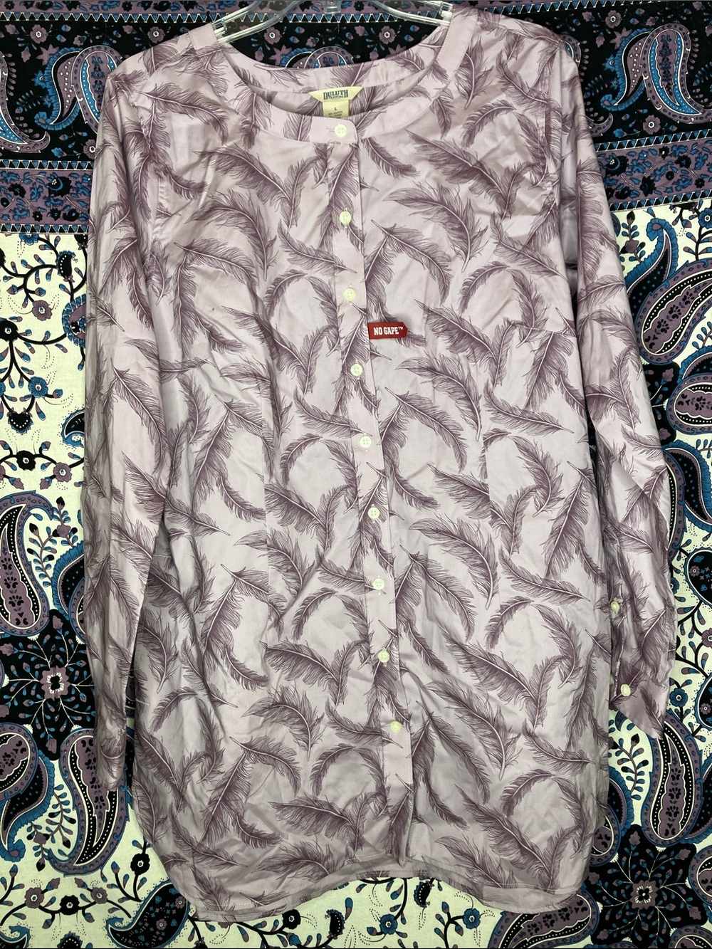 Duluth Trading Wrinklefighter tunic L NWT